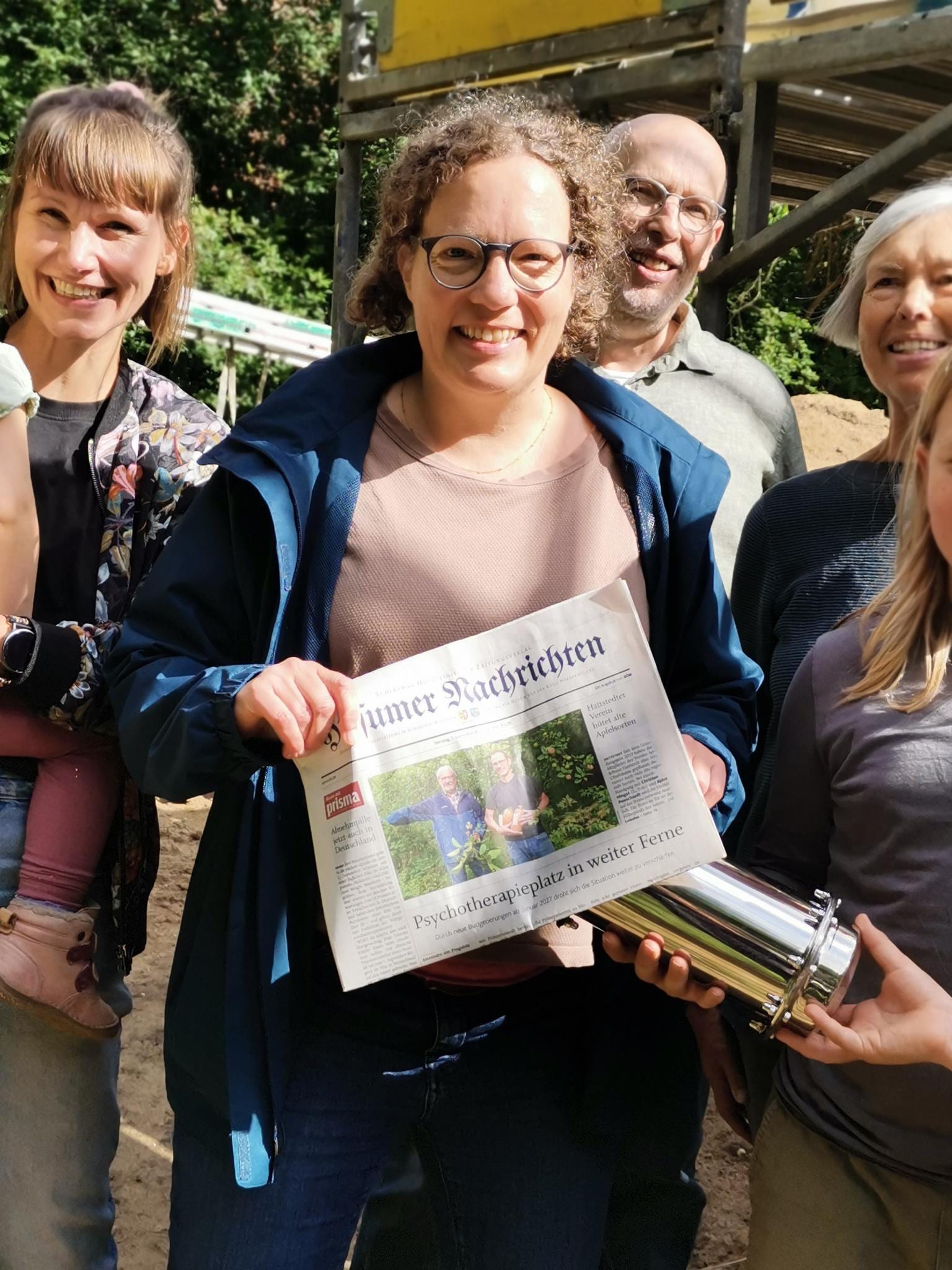 Die Zeitkapsel ist im Neubau!